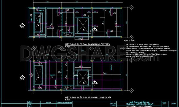 283. Structural Drawings Of 3-story House A Complete Project 5m X 14.6m For Download (1)