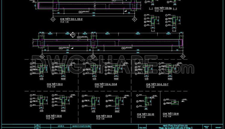 283. Structural Drawings Of 3-story House A Complete Project 5m X 14.6m For Download (12)