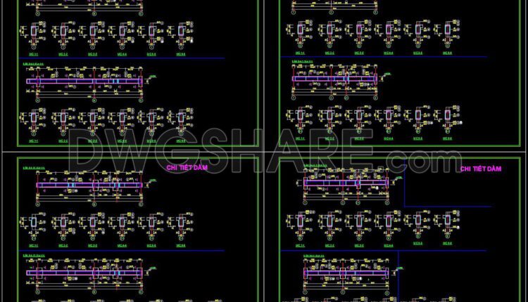 286. Structural Drawings Of 7-story House A Complete Project 9.2m X 7.6m For Download (7)