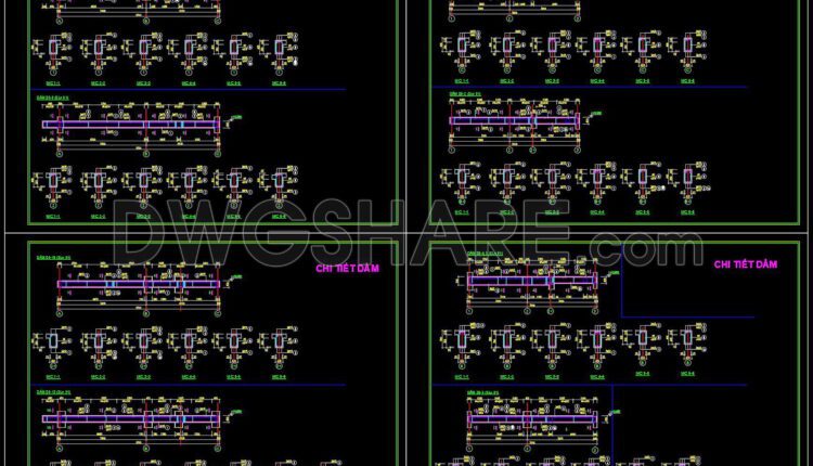 286. Structural Drawings Of 7-story House A Complete Project 9.2m X 7.6m For Download (8)
