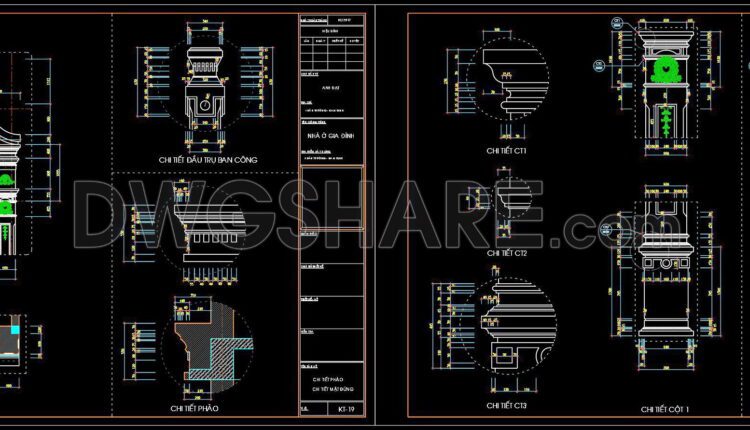 370. Download Of Cad Drawings Of European Classical Architectural Details (2)