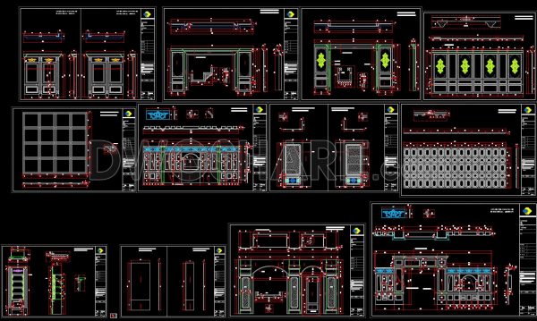 2 years ago
                

                
             2,365372. Download detailed CAD drawings of solid wood wall cladding for villas