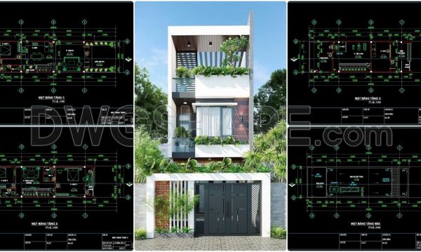 2 years ago
                

                
             2,098401. Download CAD Design Drawings for a 3-Story House with Dimensions 5m x 20m
