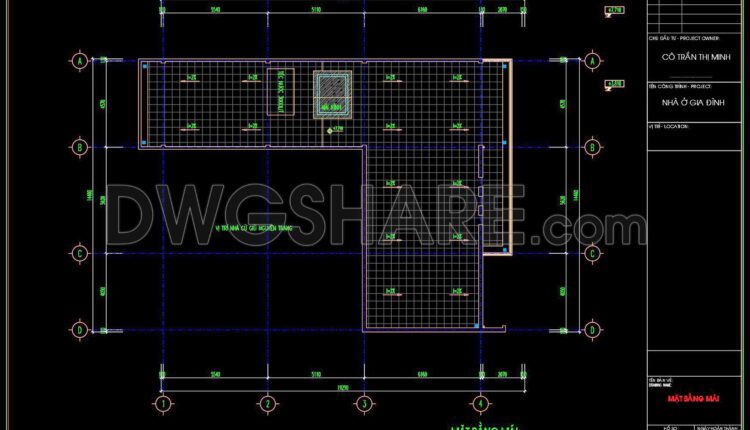 405. Download Cad Design Drawings For A 2-story House With Dimensions 14.4m X 16.9m (4)
