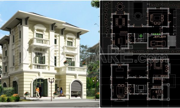 2 years ago
                

                
             2,073406. Download CAD Design Drawings for a 3-Story House with Dimensions 15.5m x 23.5m