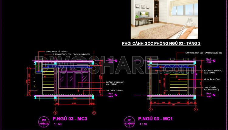 468. Download Cad Design Drawings For A 4-story House With Dimensions 9.3m X 25m (11)