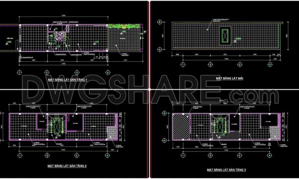 2 years ago
                

                
             37861. Download free detailed CAD drawings of floor plans for a 3-story townhouse