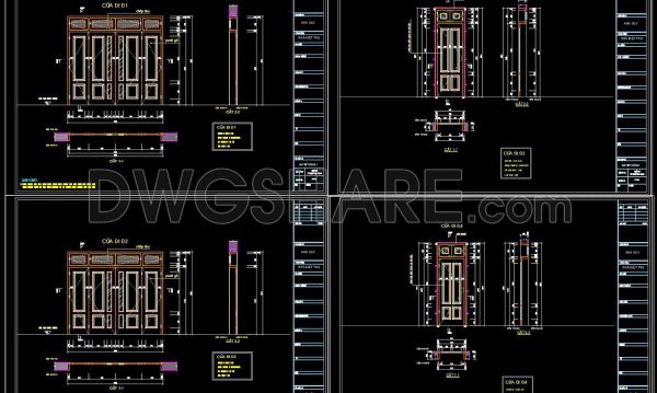 2 years ago
                

                
             629630. Detailed CAD Drawings Of Doors, Windows For Download
