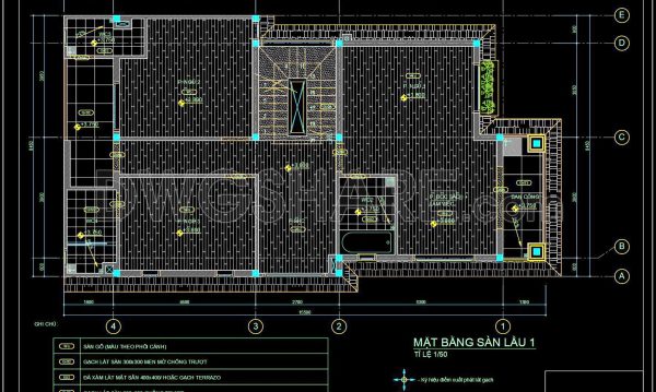 2 years ago
                

                
             56069. Download free detailed CAD drawings of floor plans for a 3-story townhouse
