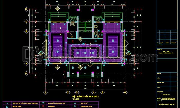 2 years ago
                

                
             672160. Detailed CAD drawings for the ceiling layout design of a 2-story townhouse