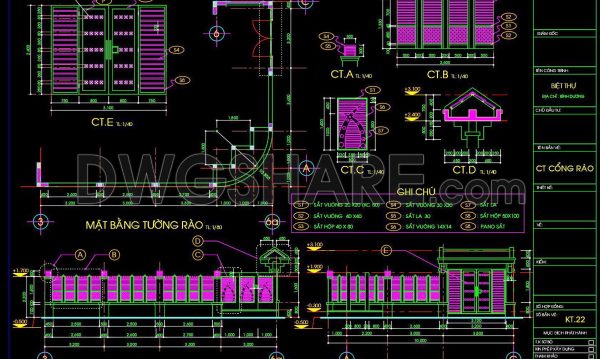 2 years ago
                

                
             579169. Download CAD drawings for technical design and construction of gates and fences for townhouses