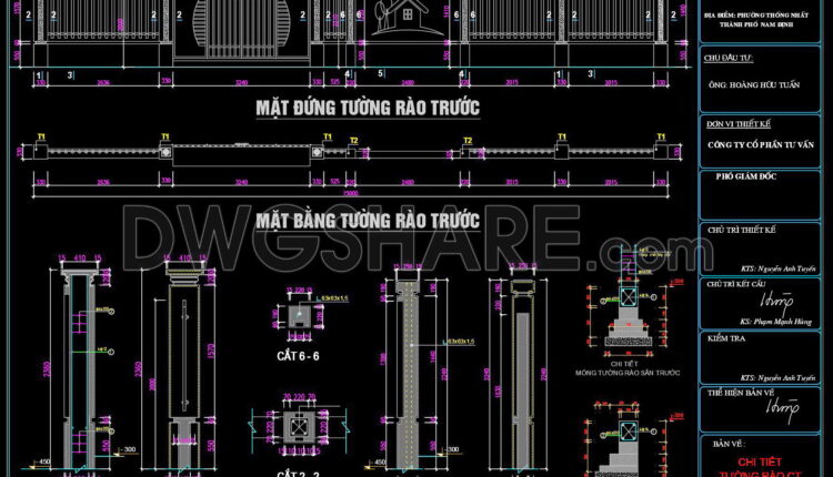 171. Download Cad Drawings For Technical Design And Construction Of Gates And Fences For Townhouses (1)