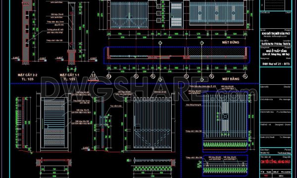 2 years ago
                

                
             959172. Download CAD drawings for technical design and construction of gates and fences for townhouses