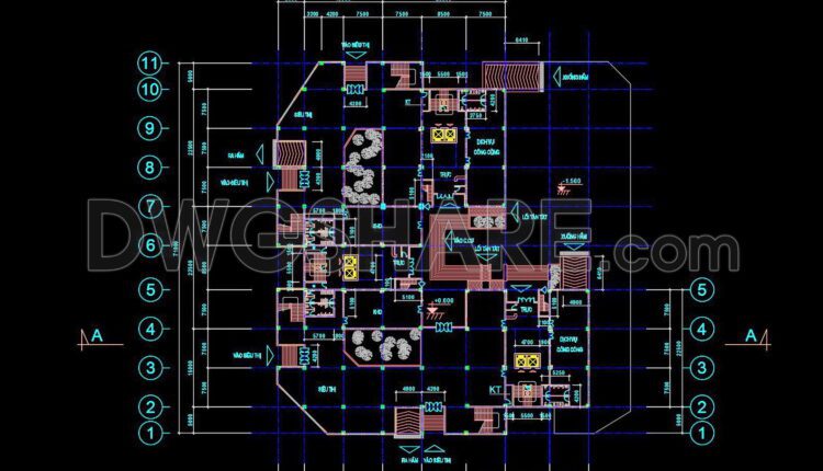 18. Cad Drawings Of A 17-story High-rise Residential Building Project With A Total Area Of 4,800 M2 (7)