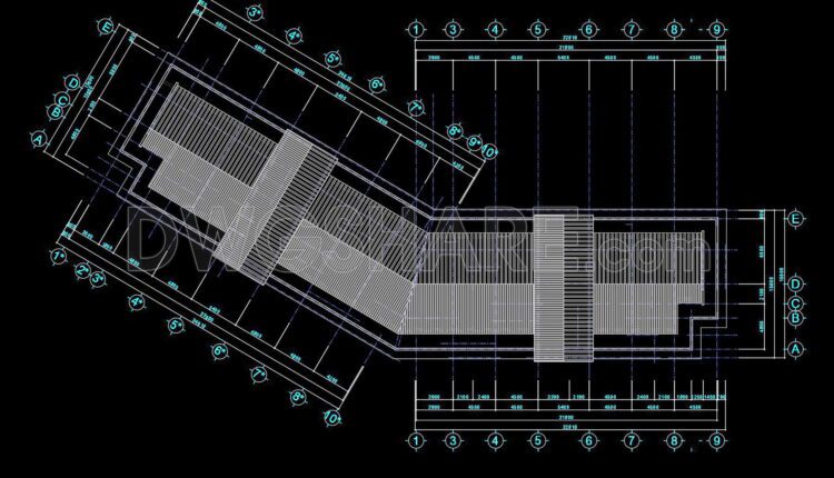 20. Cad Drawings Of A 5-story High-rise Residential Building Project With A Total Area Of 1,100 M2 (10)