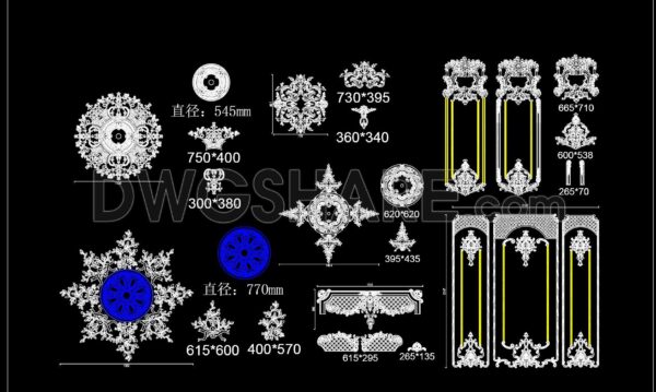 2 years ago
                

                
             2,459202. Free Download of Decorative Pattern Design CAD Blocks