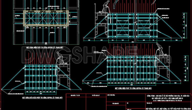 23. Download Detailed Cad Drawings For Construction Methods Of A 21-story Building (6)