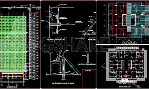 2 years ago
                

                
             1,80923. Download Detailed CAD Drawings for Construction Methods of a 21-Story Building