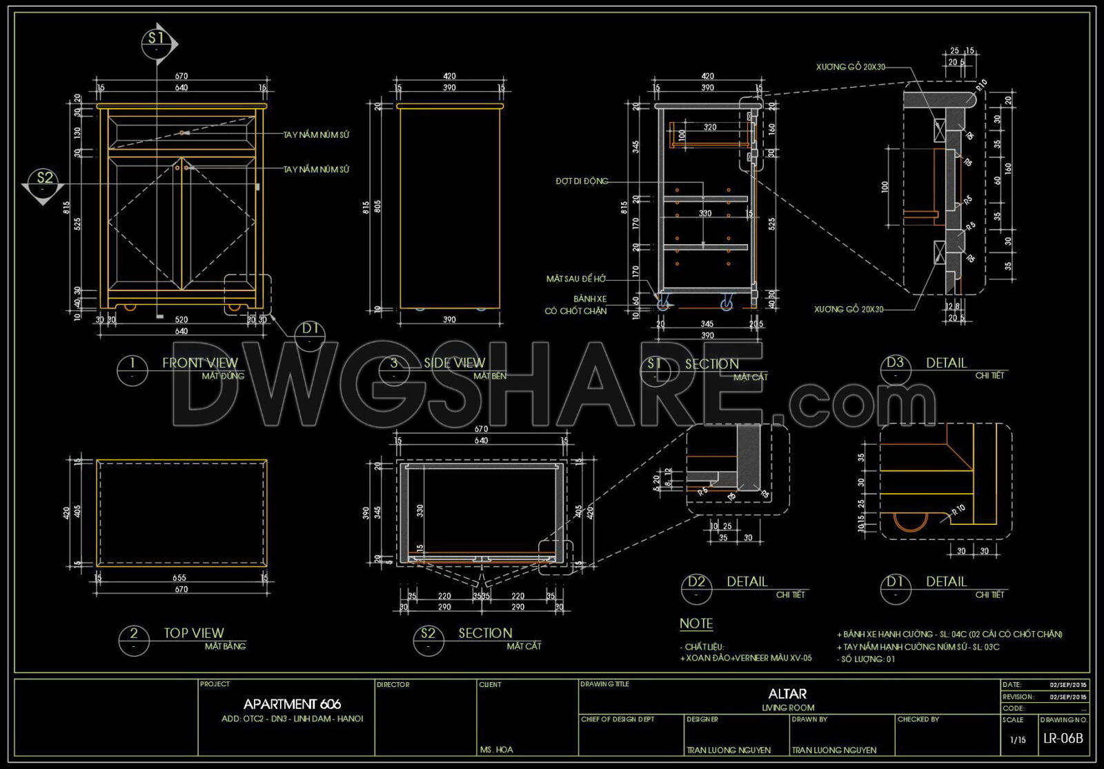 Free Cad Blocks, download DWG models for architects, designers, engineers