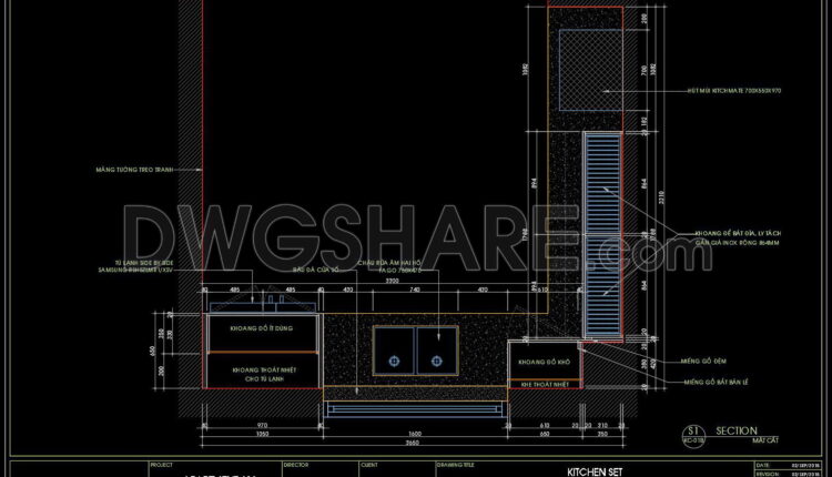 24. Free Download Cad Drawings For The Technical Design And Construction Of Kitchen Cabinets (3)
