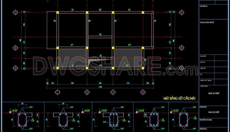 295. Structural Drawings Of 3-story House A Complete Project 6m X 10.6m For Download (4)