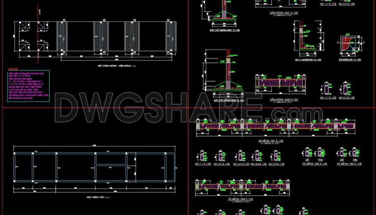 296. Structural Drawings Of 2-story House A Complete Project 4m X 15m For Download (1)