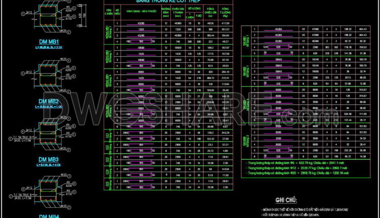 297. Structural Drawings Of 3-story House A Complete Project 8m X 18m For Download (3)