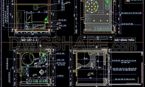 2 years ago
                

                
             568324. Free download of CAD technical drawings for the construction of bathrooms in townhouses
