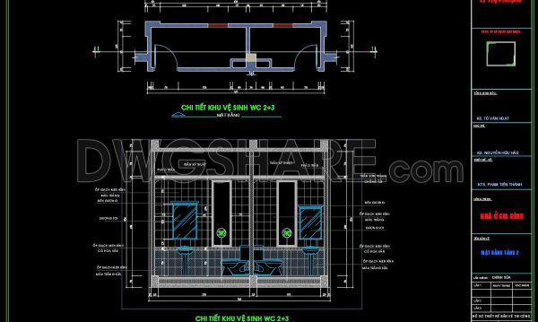 2 years ago
                

                
             441326. Free download of CAD technical drawings for the construction of bathrooms in townhouses