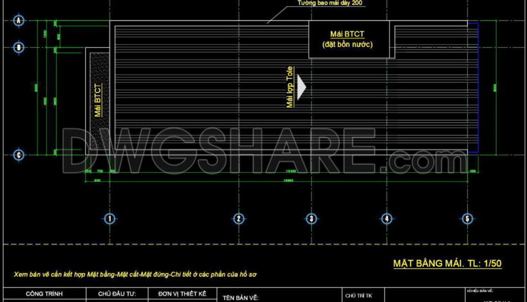 408. Download Cad Design Drawings For A 2-story House With Dimensions 5m X 13.3m (4)