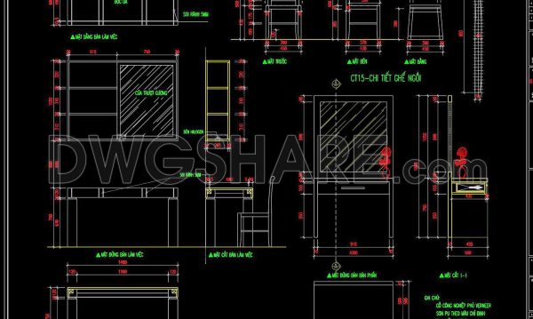 47. Download CAD drawings for interior design of bedroom
