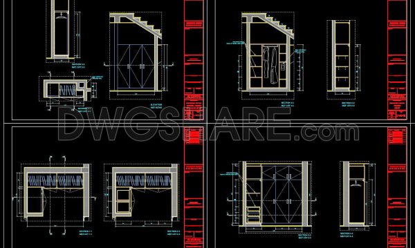 2 years ago
                

                
             1,51848. Download Free Detailed CAD Drawings for the Design and Construction of Bedroom Dressing Spaces