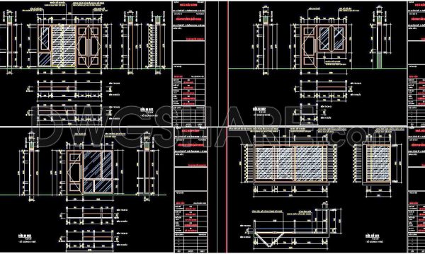 2 years ago
                

                
             552637. Detailed CAD Drawings Of Doors, Windows For Download