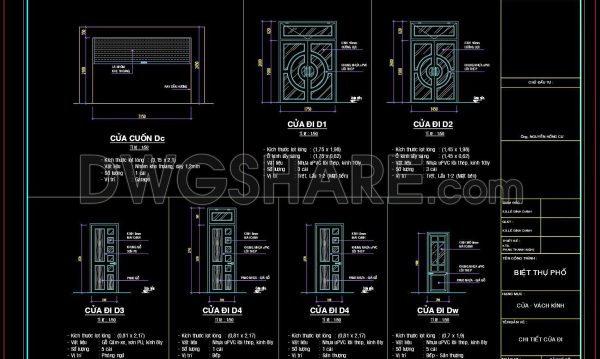 2 years ago
                

                
             1,110644. Detailed CAD Drawings Of Doors, Windows For Download