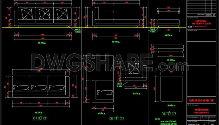 8. Download Detailed Cad Design Drawings Of The Living Room For A Townhouse (1)