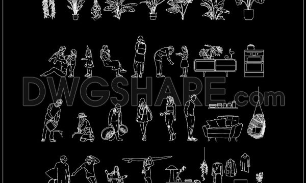 106. Free Download of People CAD Blocks