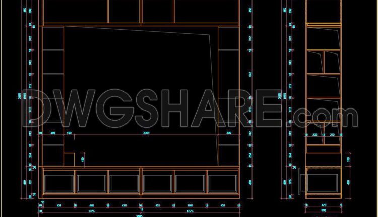 25. Download Cad Design Drawings For The Construction Of A 83m2 Apartment (19)
