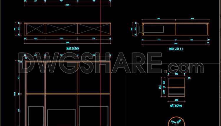 25. Download Cad Design Drawings For The Construction Of A 83m2 Apartment (24)