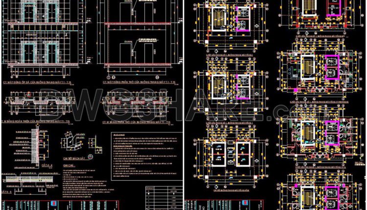 26. Download Of Cad Floor Plans For A 18-story Apartment Building (6)