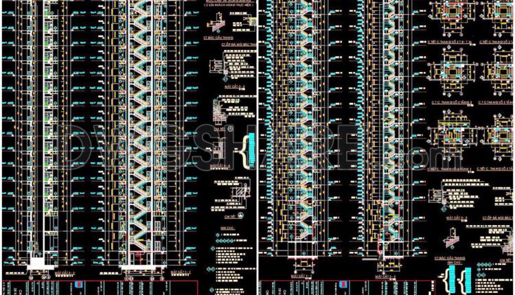 26. Download Of Cad Floor Plans For A 18-story Apartment Building (7)