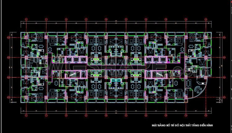 27. Download Of Cad Floor Plans For A 30-story Apartment Building (1)
