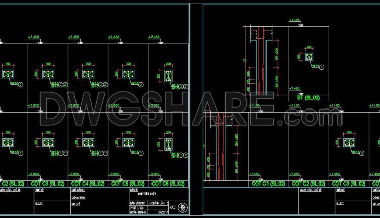 301. Structural Drawings Of 3-story House A Complete Project 5m X 20m For Download (4)