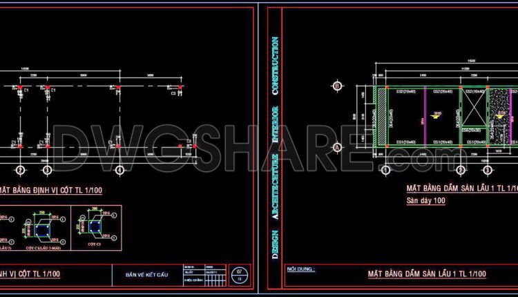 303. Structural Drawings Of -story House A Complete Project 5m X 20m For Download (5)