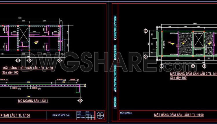 303. Structural Drawings Of -story House A Complete Project 5m X 20m For Download (6)
