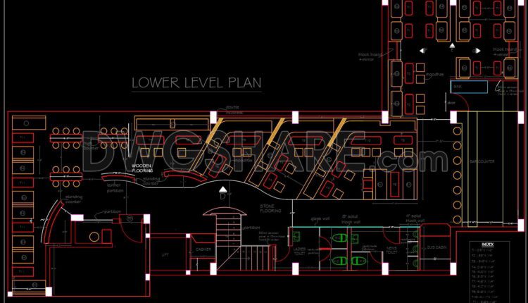 43. Free Download Of 3-story Restaurant Floor Plan Cad Drawings (1)