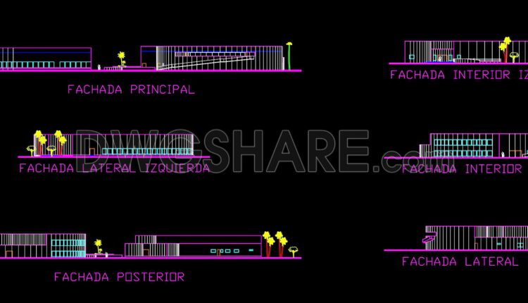 44. Free Download Of Restaurant Complex Floor Plan Cad Drawings (3)