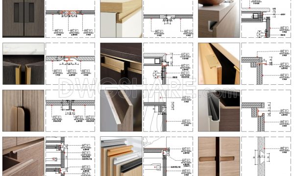 2 years ago
                

                
             10,064728. Free Download of Detailed Technical CAD Drawings for Various Cabinet and Drawer Handles