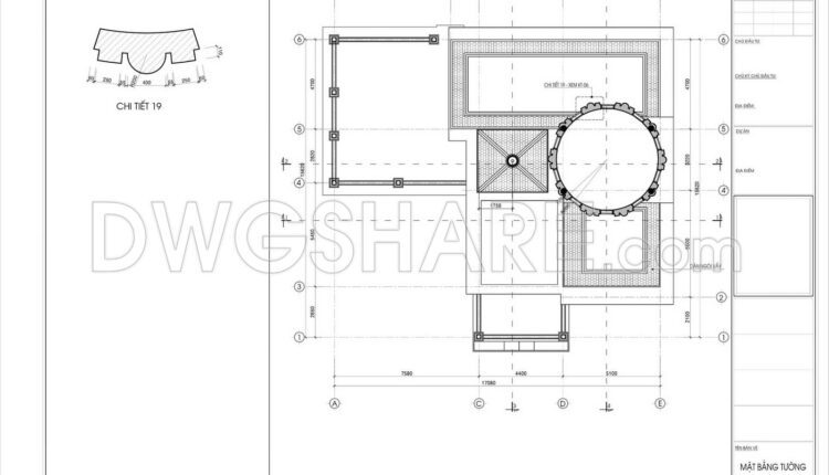 754. Free Download Architectural Pdf Drawings For A 4-story European Classic Style House (dimensions 15.6m X 17m) (14)