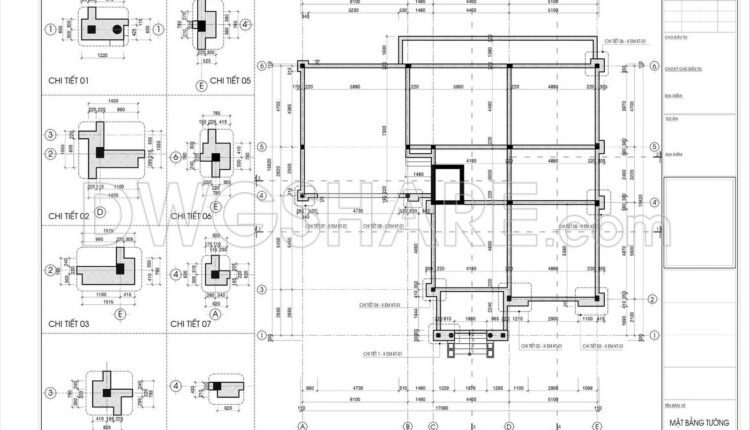 754. Free Download Architectural Pdf Drawings For A 4-story European Classic Style House (dimensions 15.6m X 17m) (9)