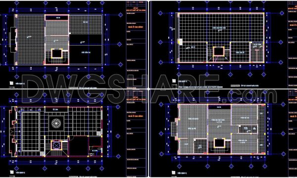 1 year ago
                

                
             40076. Download free detailed CAD drawings of floor plans for a 4-story townhouse
